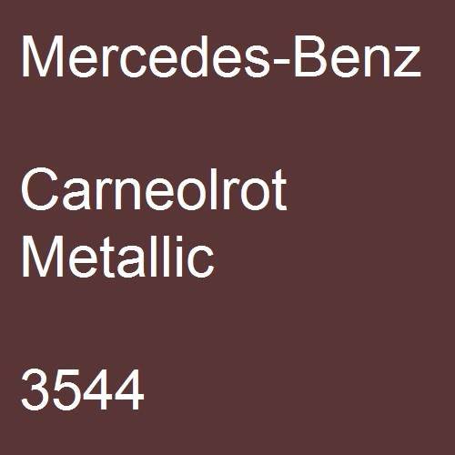 Mercedes-Benz, Carneolrot Metallic, 3544.